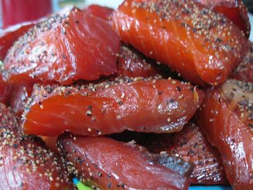 smoked salmon